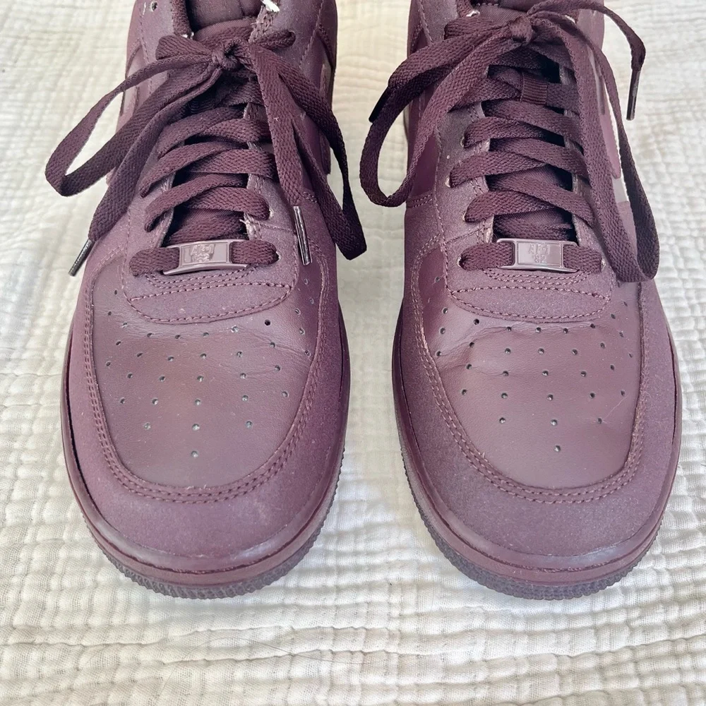 Nike | Jordan | Maroon Air Force One ‘07 ‘Tech Tuff’ 315122-605 Sneakers